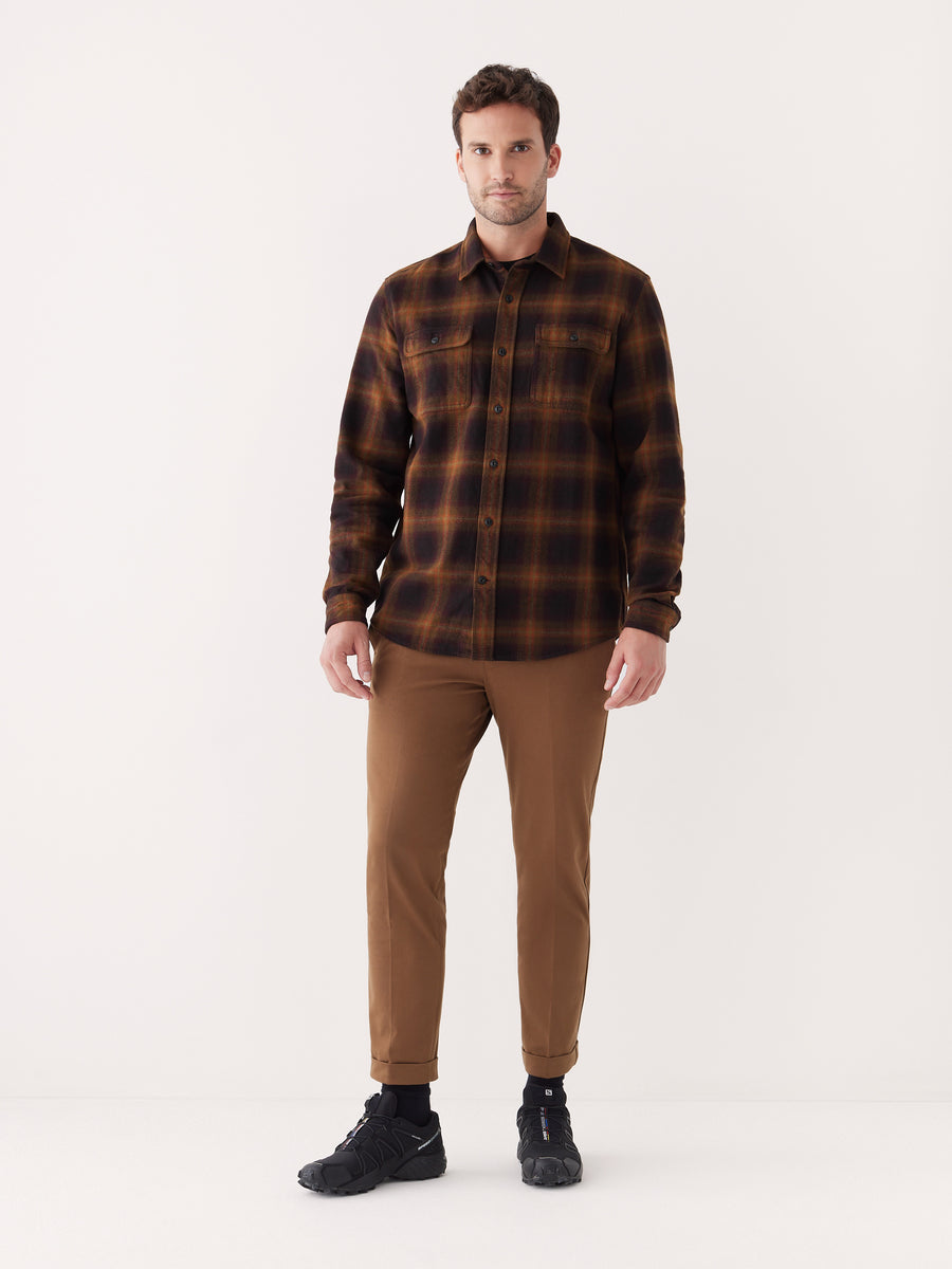The Kapok Flannel Overshirt in Cocoa – Frank And Oak USA