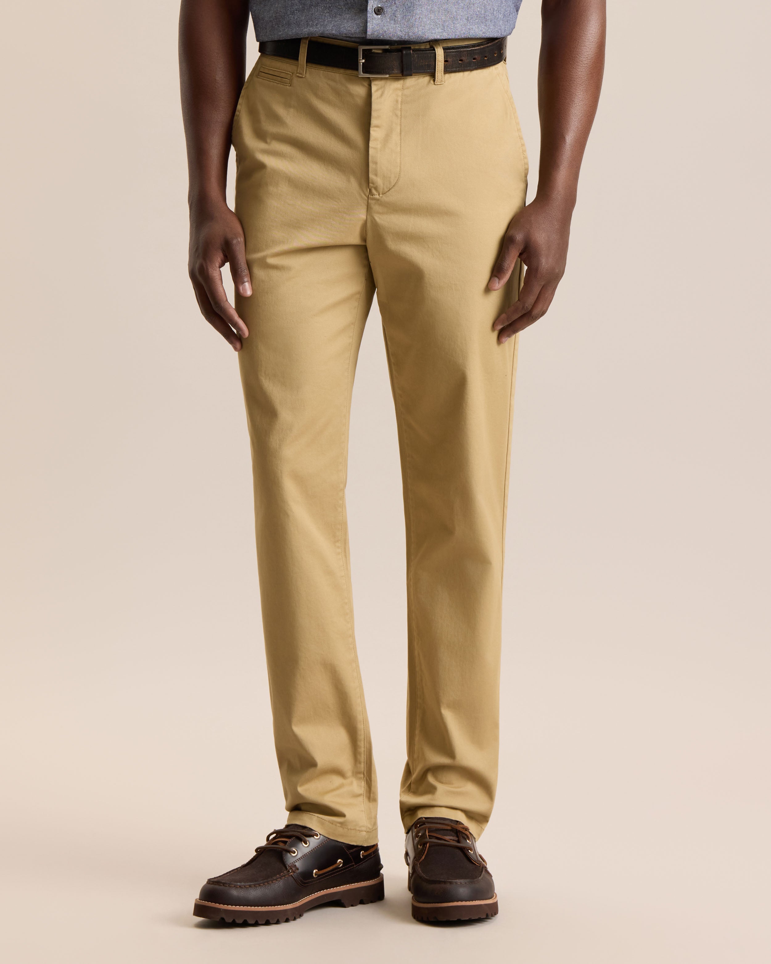 FOLL（フォル）　linen duck wardrobe chino Flint and Tinder Cotton Linen Chino - HB Straight - Natural
