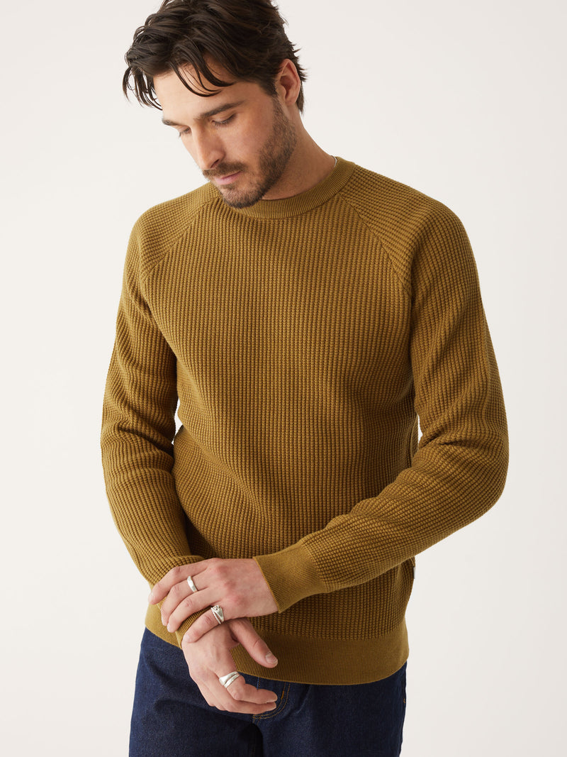 The Seacell™ Waffle Sweater in Butternut – Frank And Oak USA