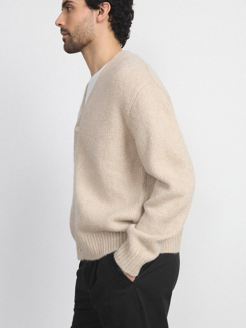 The Fuzzy Cardigan in Moonlight