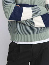 The Striped Jasper Oxford Shirt in Light Pink