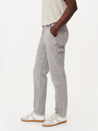 The Nolan Straight Carpenter Jean in Vintage Grey