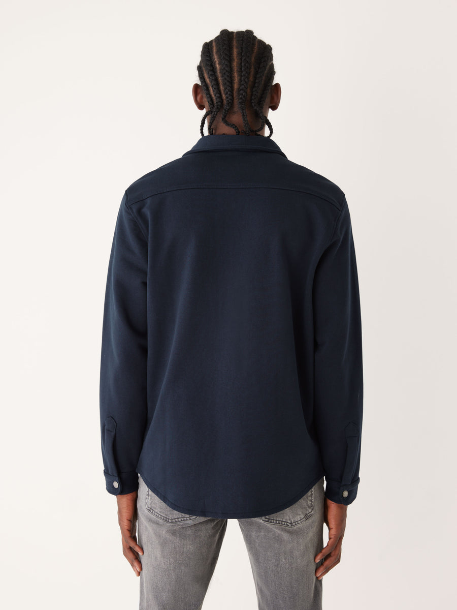The French Terry Overshirt in Dark Blue – Frank And Oak USA