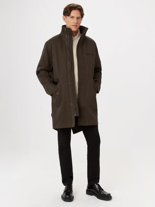 The Fishtail Parka in Dark Taupe