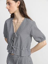 The Striped Jasper Oxford Shirt in Light Pink