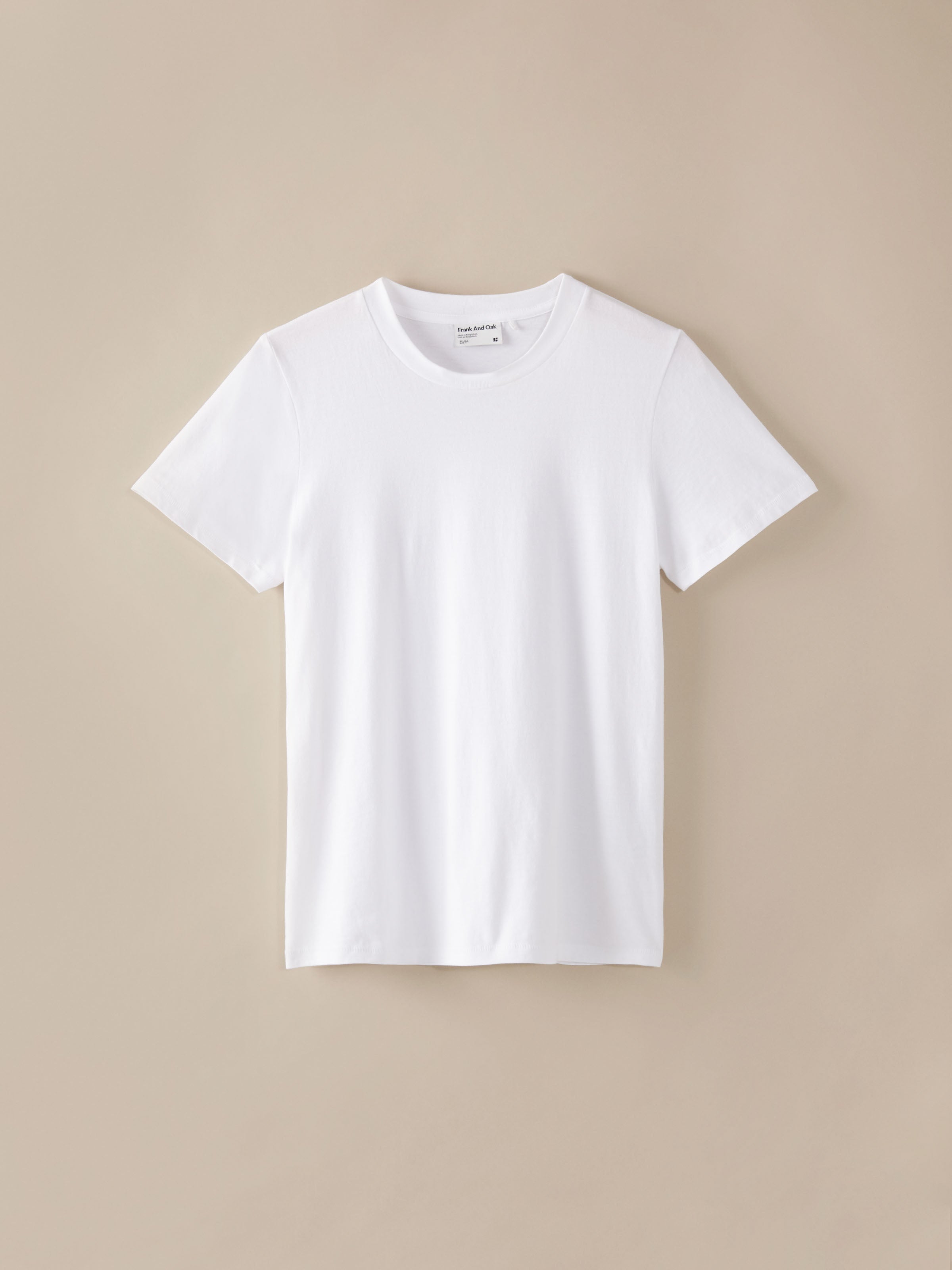 Frank and Oak The Essential T-Shirt in Bright White