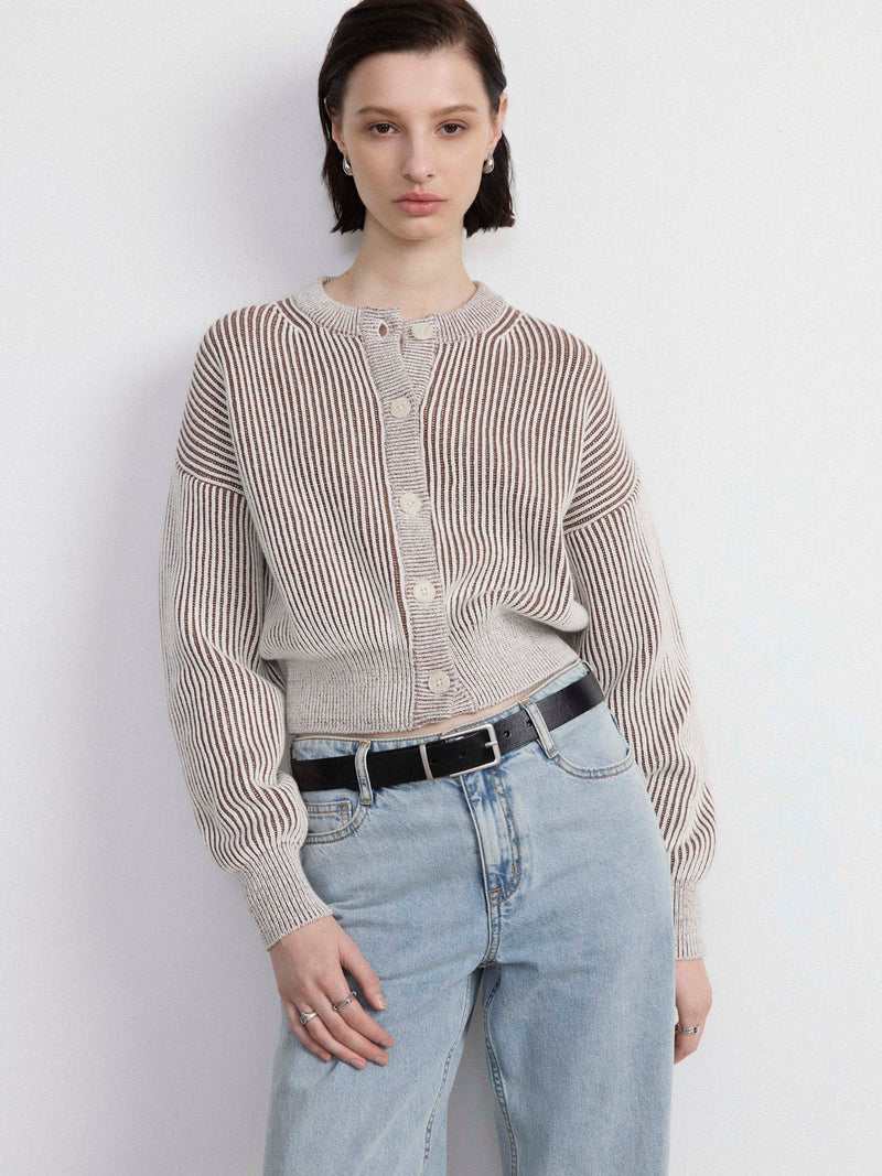 Denim Bubble Shirt | Blue Cream