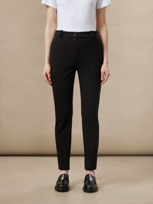 The Eleanor Slim Flex Pant in Black