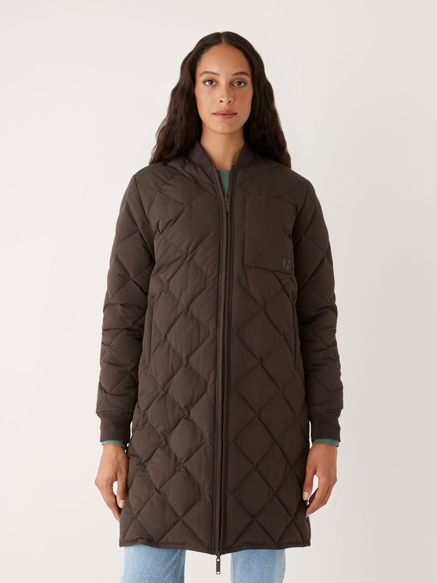 The Skyline Reversible Maxi Bomber in Espresso – Frank And Oak USA