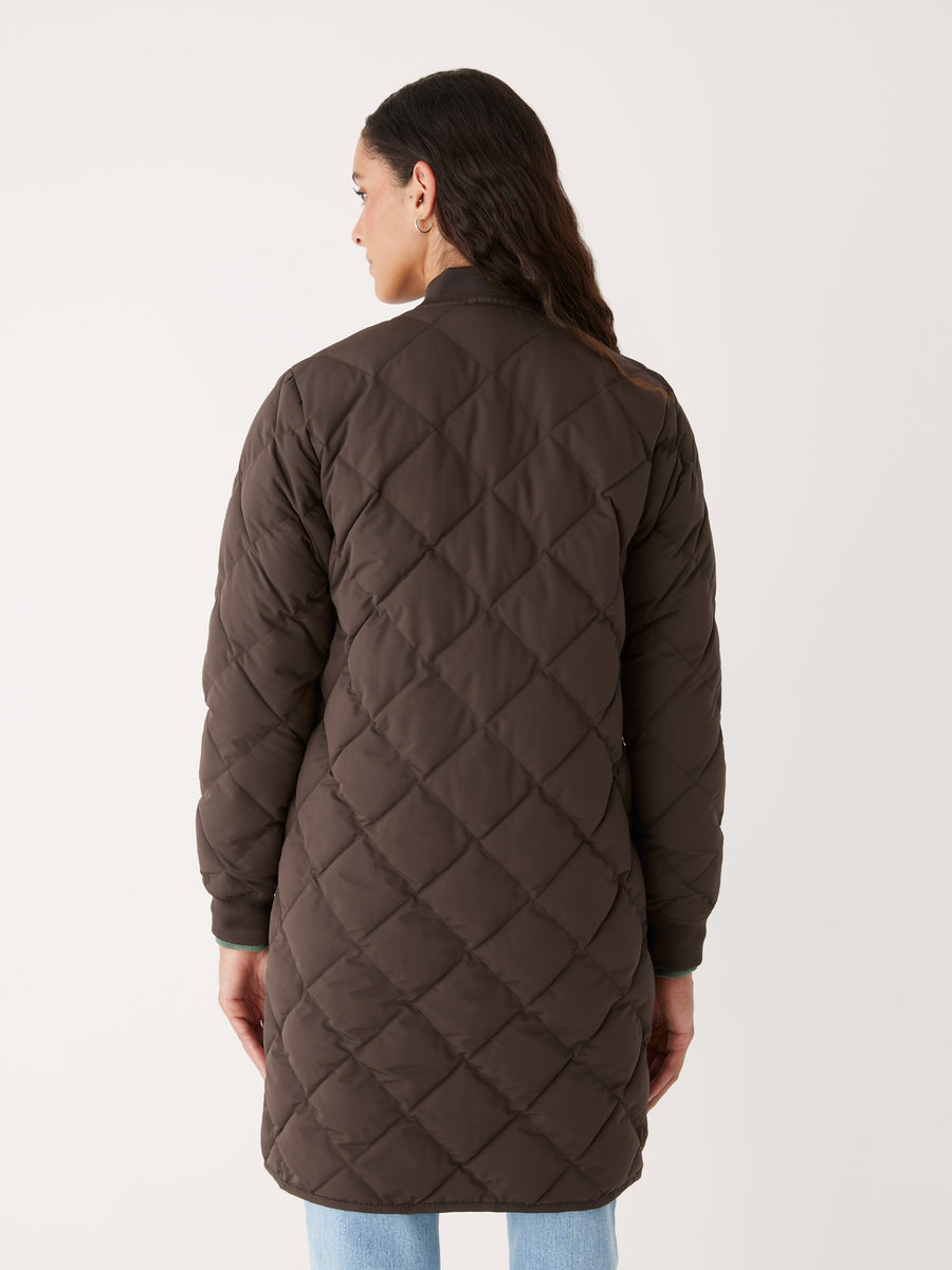 The Skyline Reversible Maxi Bomber in Espresso – Frank And Oak USA