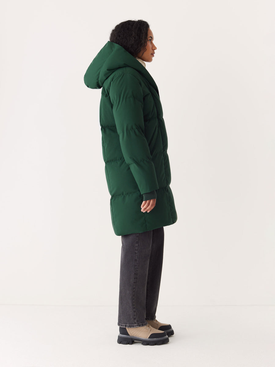 The Hygge Puffer Coat in Forest Green – Frank And Oak USA