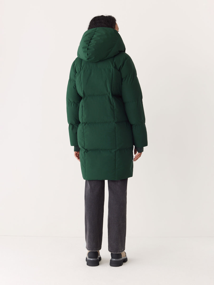 The Hygge Puffer Coat in Forest Green – Frank And Oak USA