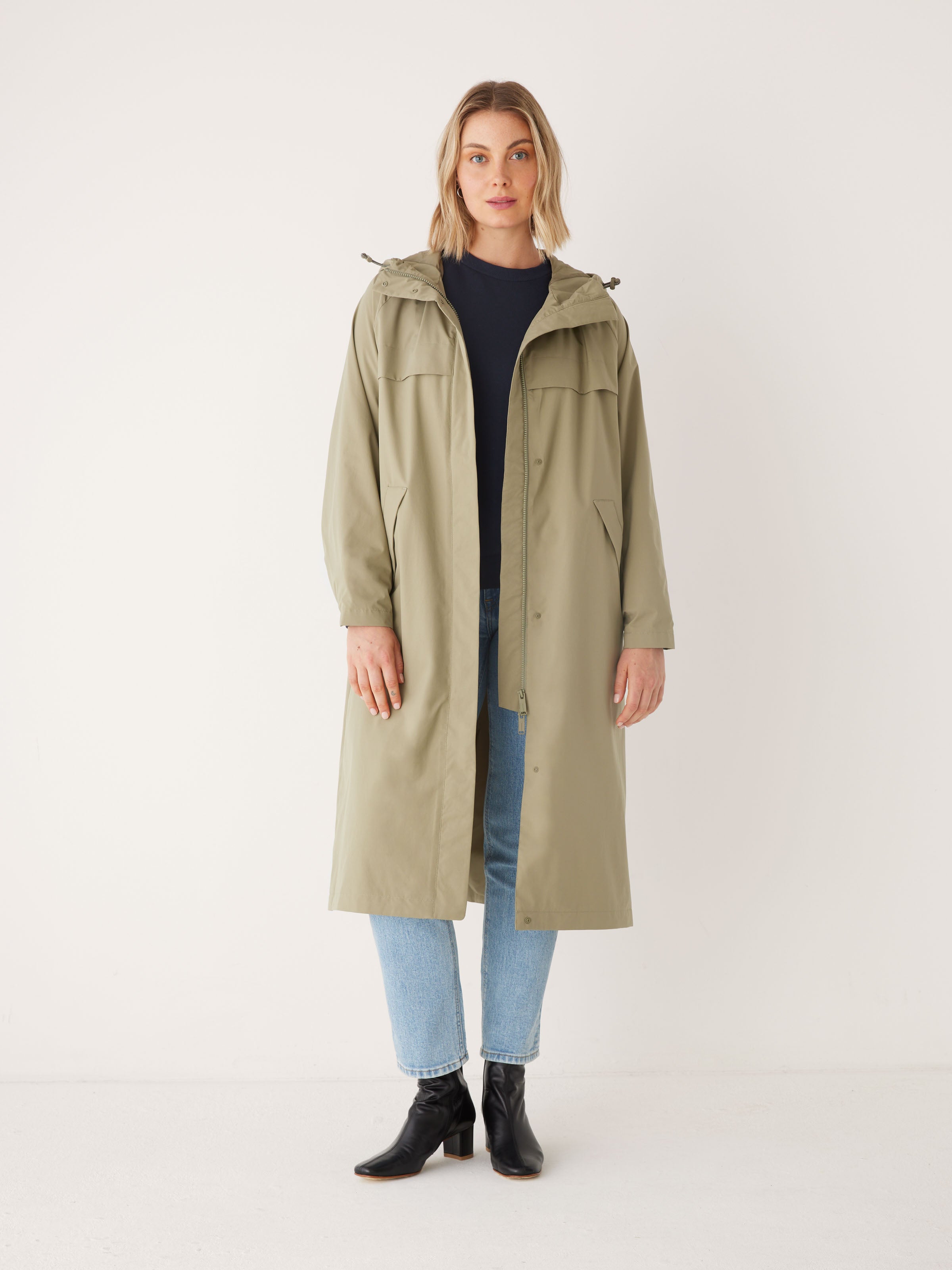 The Anorak Rain Jacket in Weeping Willow – Frank And Oak USA