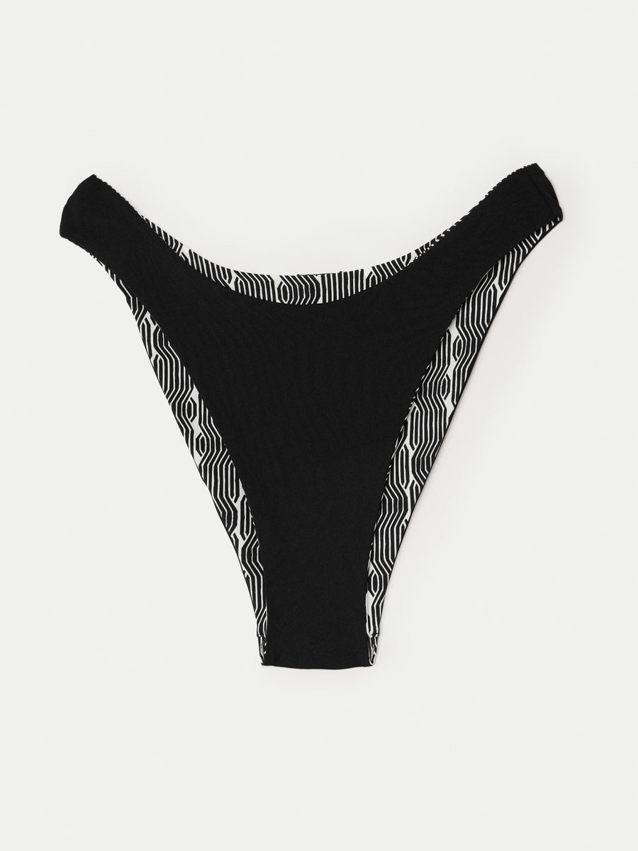 The Printed Reversible Bikini Bottom in Black – Frank And Oak USA
