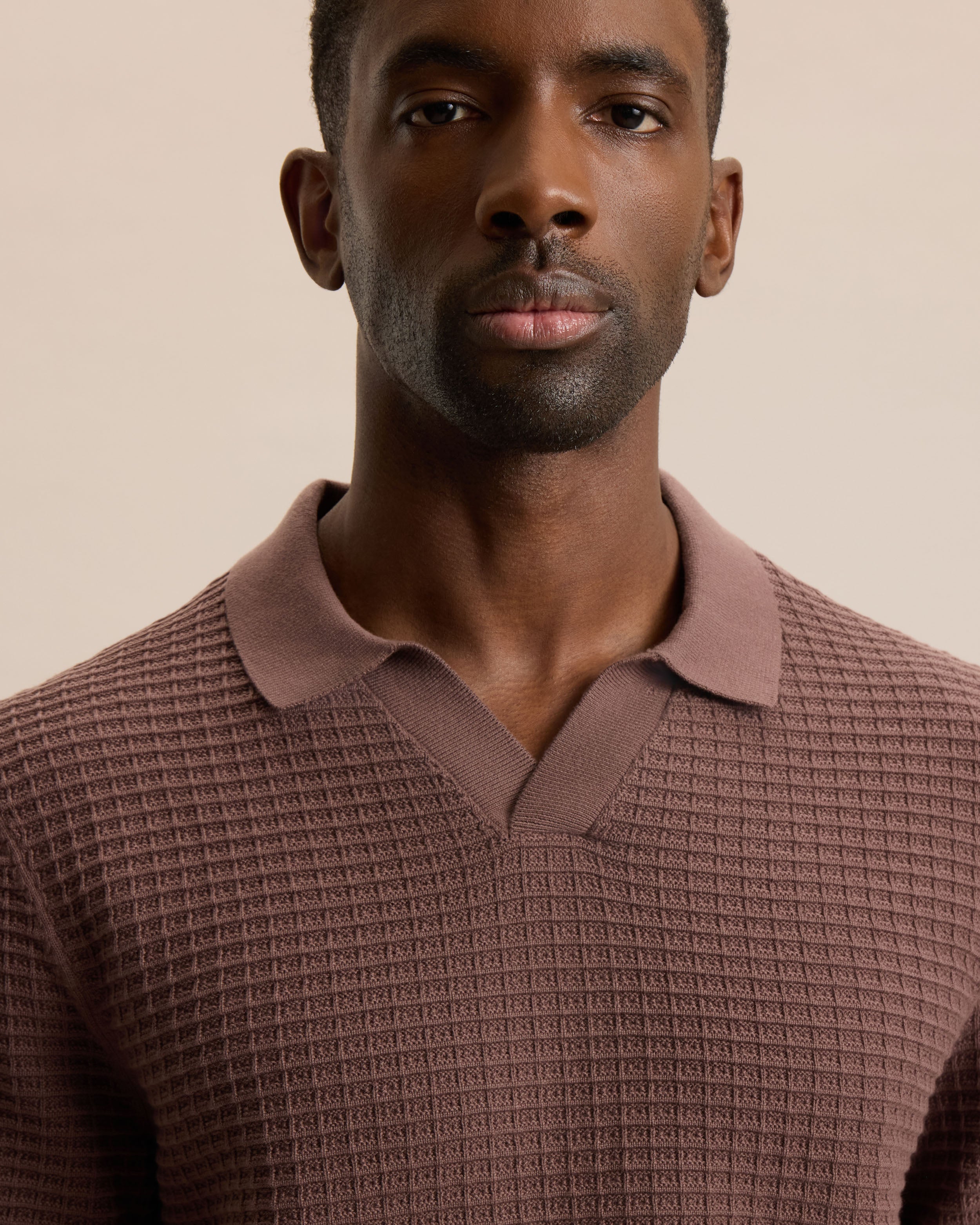 JOHNNY COLLAR WAFFLE KNIT – Frank And Oak