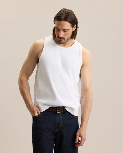 トップス RADIANT muscle ribknit ESSENTIAL RIBBED TANK – Frank And Oak