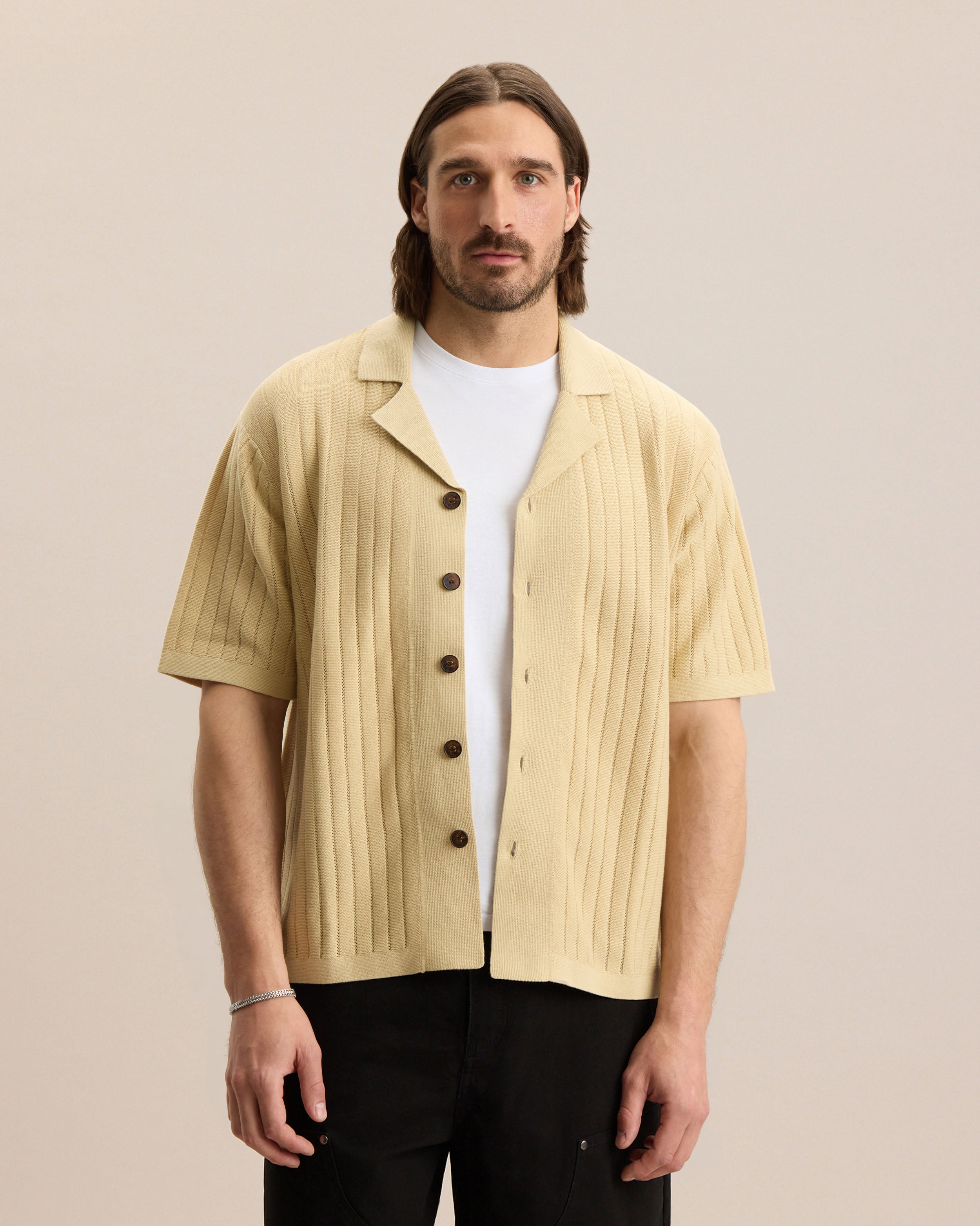 DROP-NEEDLE KNIT SHIRT – Frank And Oak