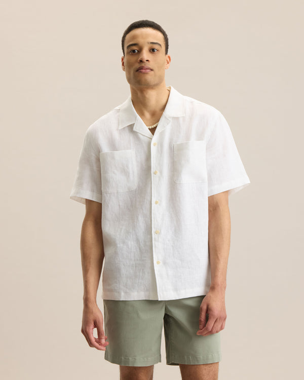 LINEN SHIRT - SHORT SLEEVE