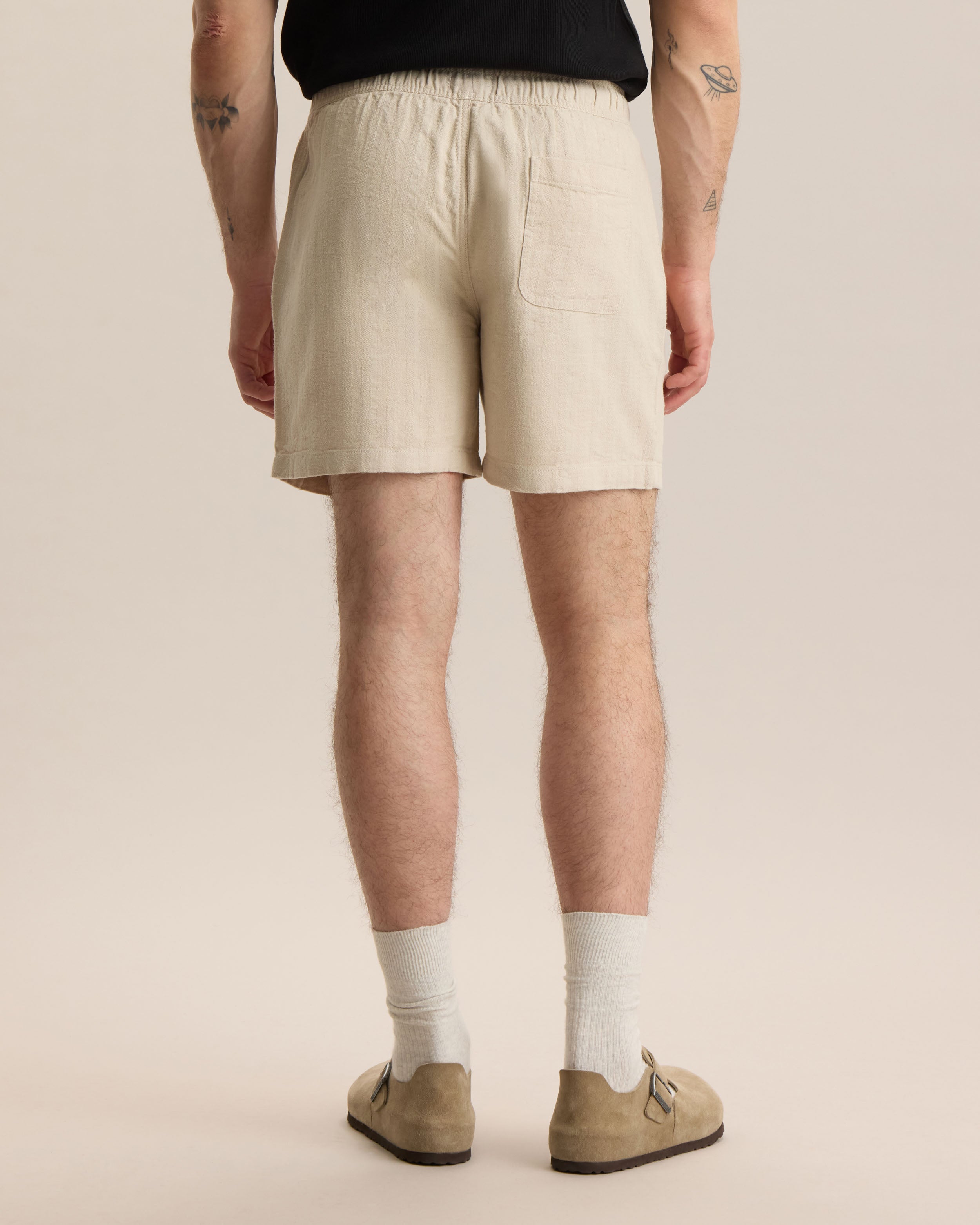 HEMP HERRINGBONE SHORT – Frank And Oak